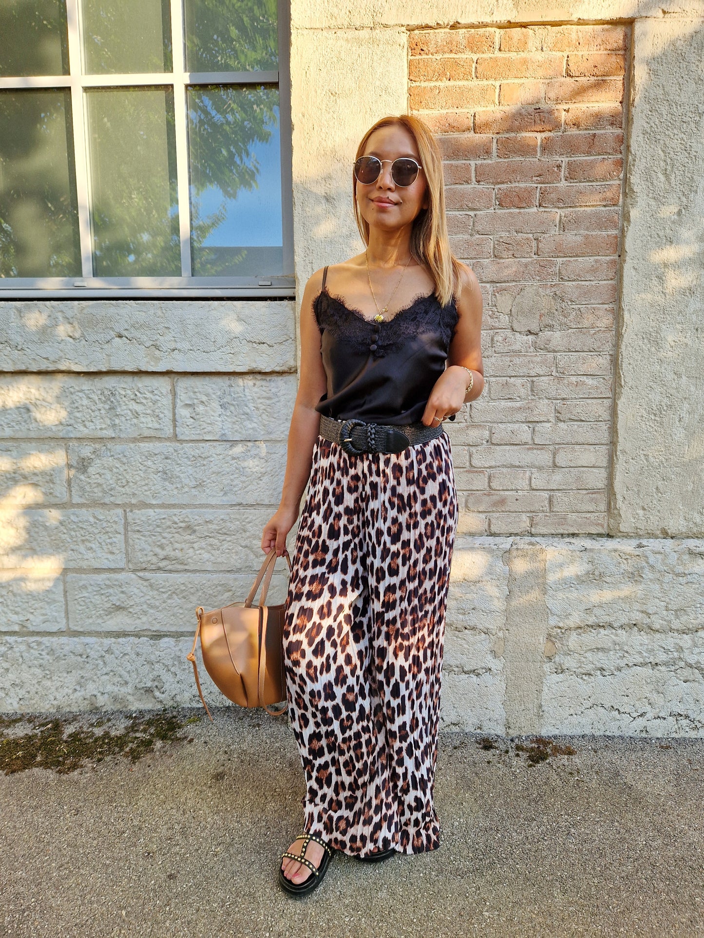 Pantalon Jodie léopard