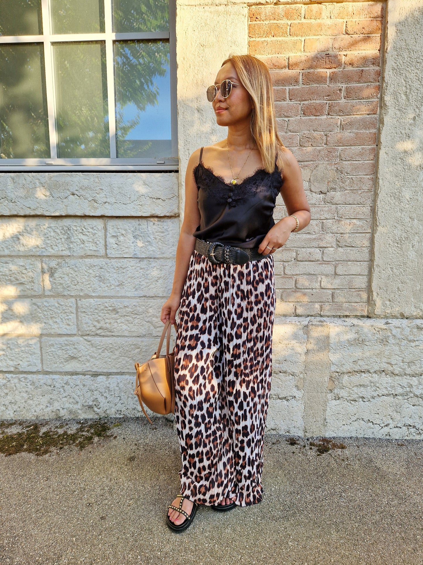 Pantalon Jodie léopard