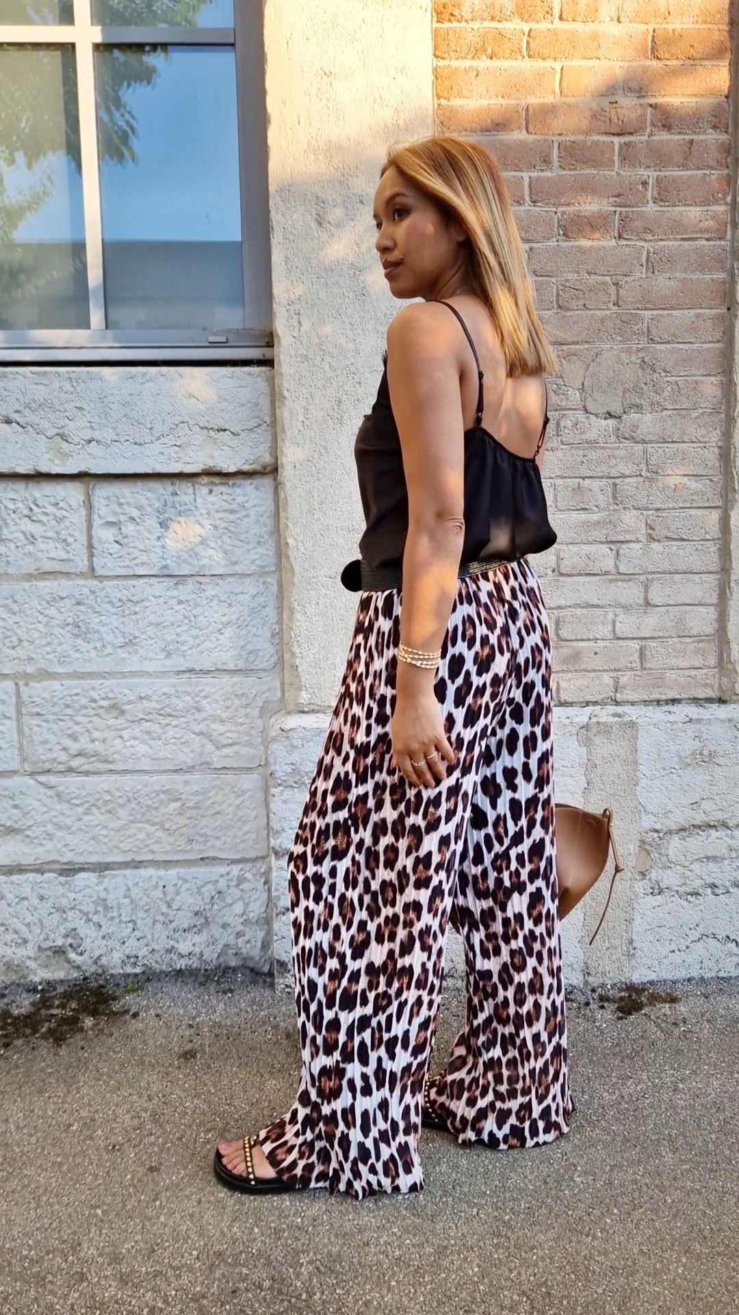 Pantalon Jodie léopard