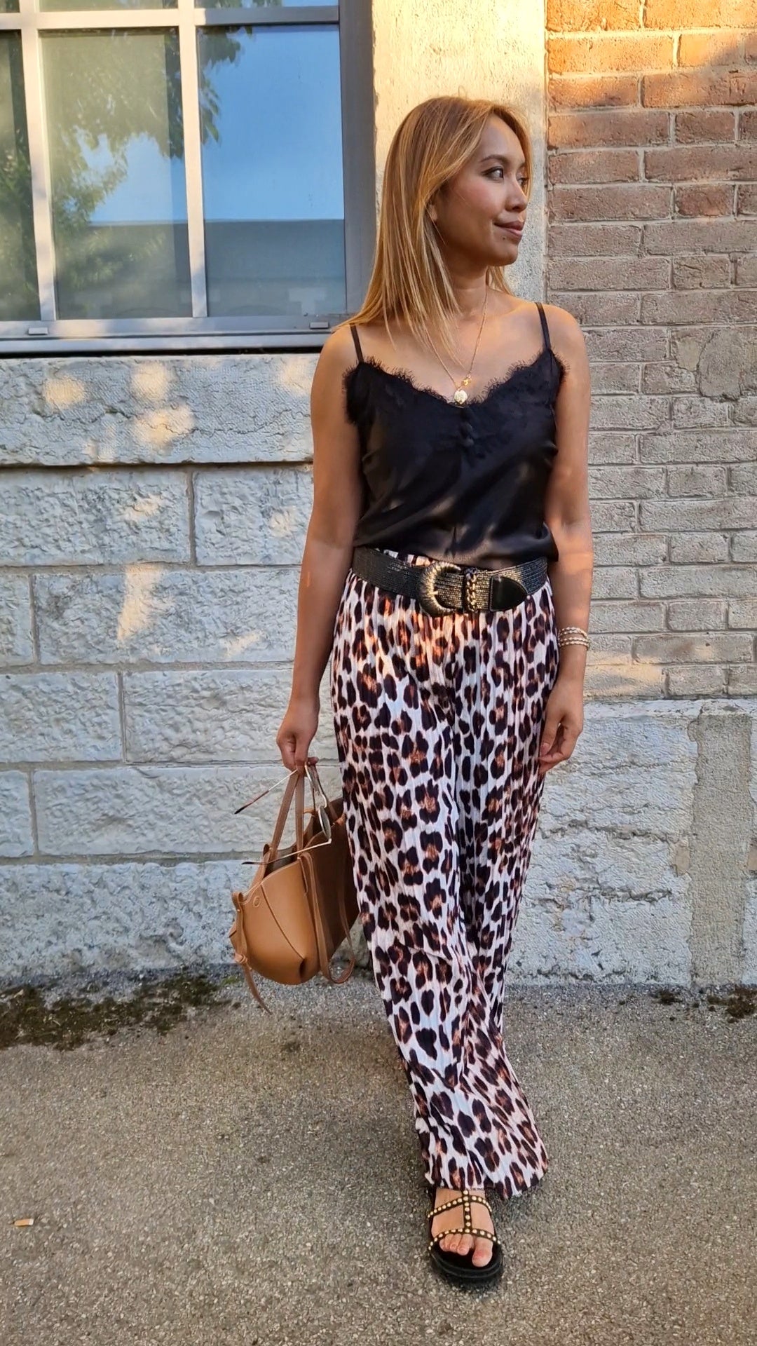 Pantalon Jodie léopard