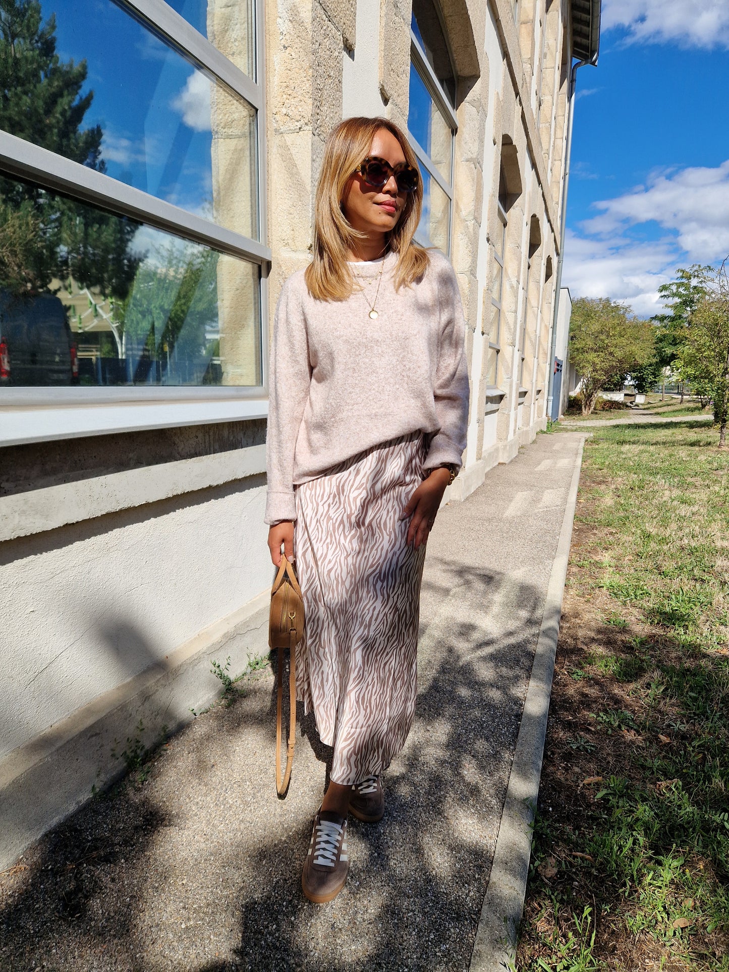 Pull Capucine beige chiné