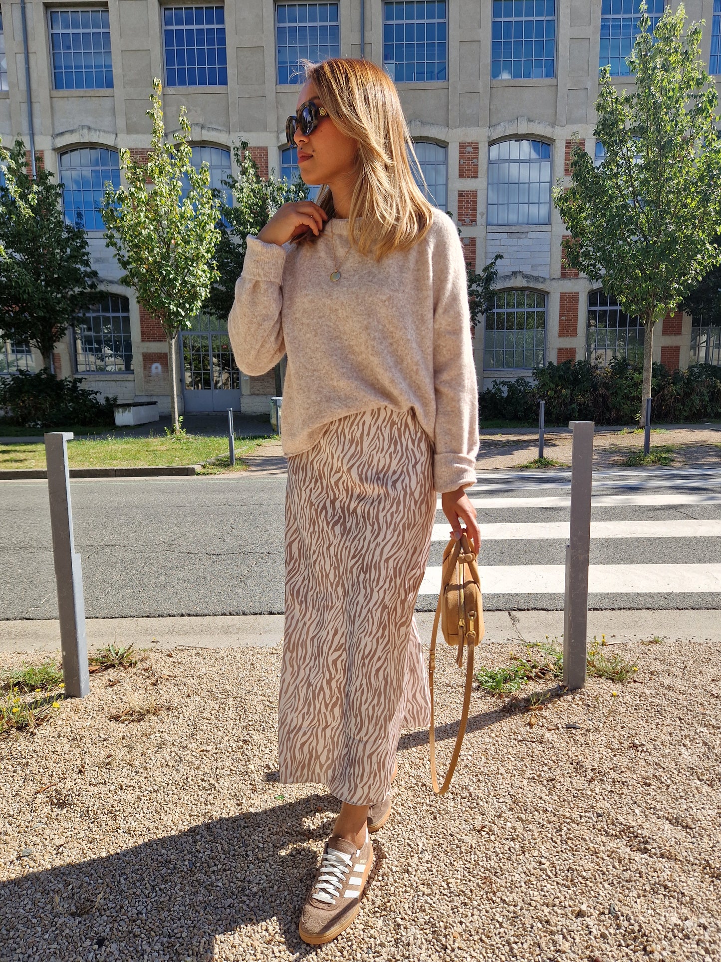 Pull Capucine beige chiné
