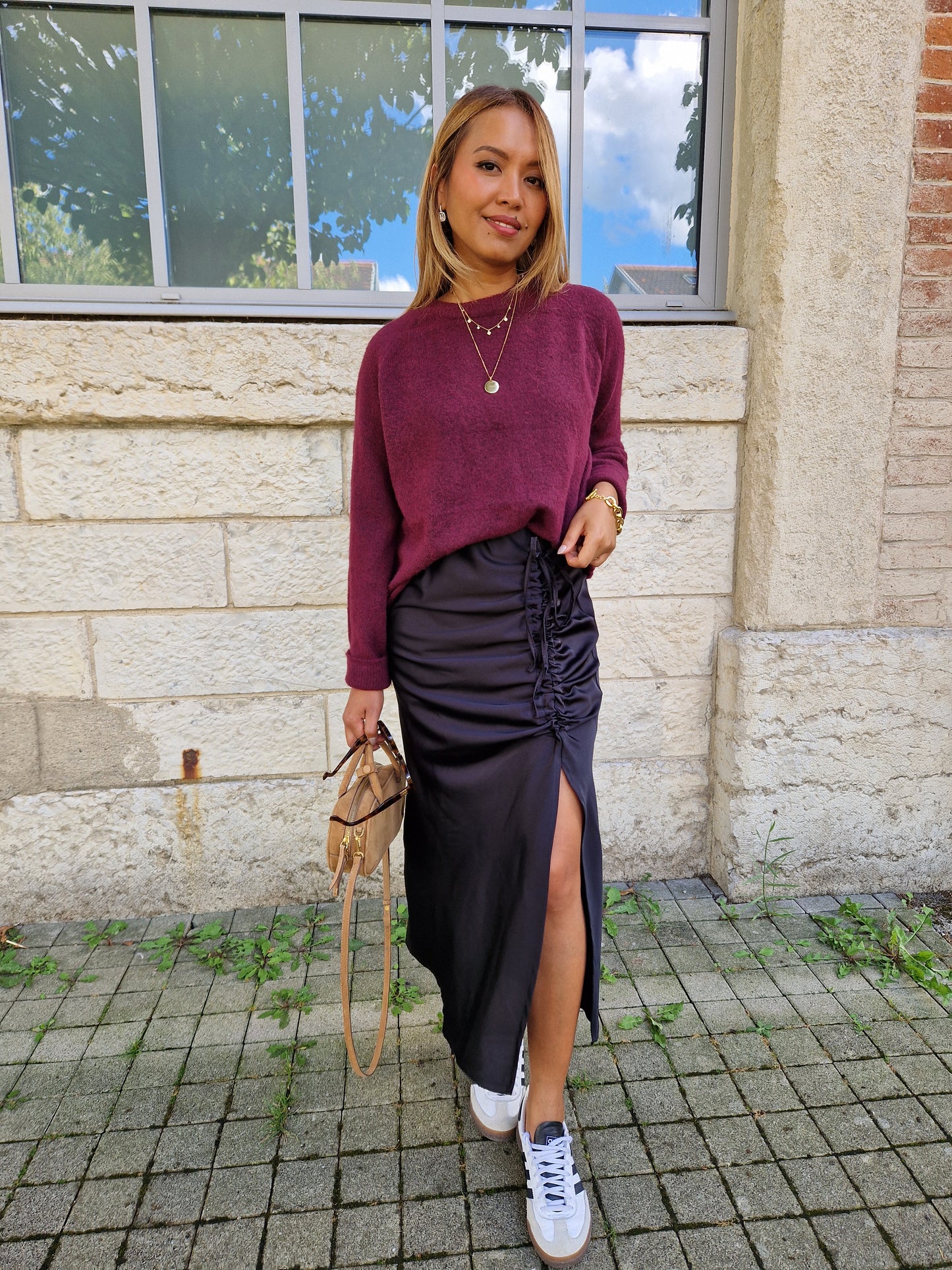 Pull Capucine bordeaux