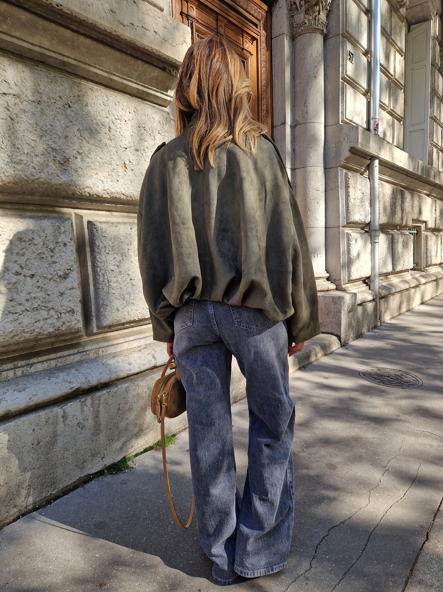 Veste bomber kaki
