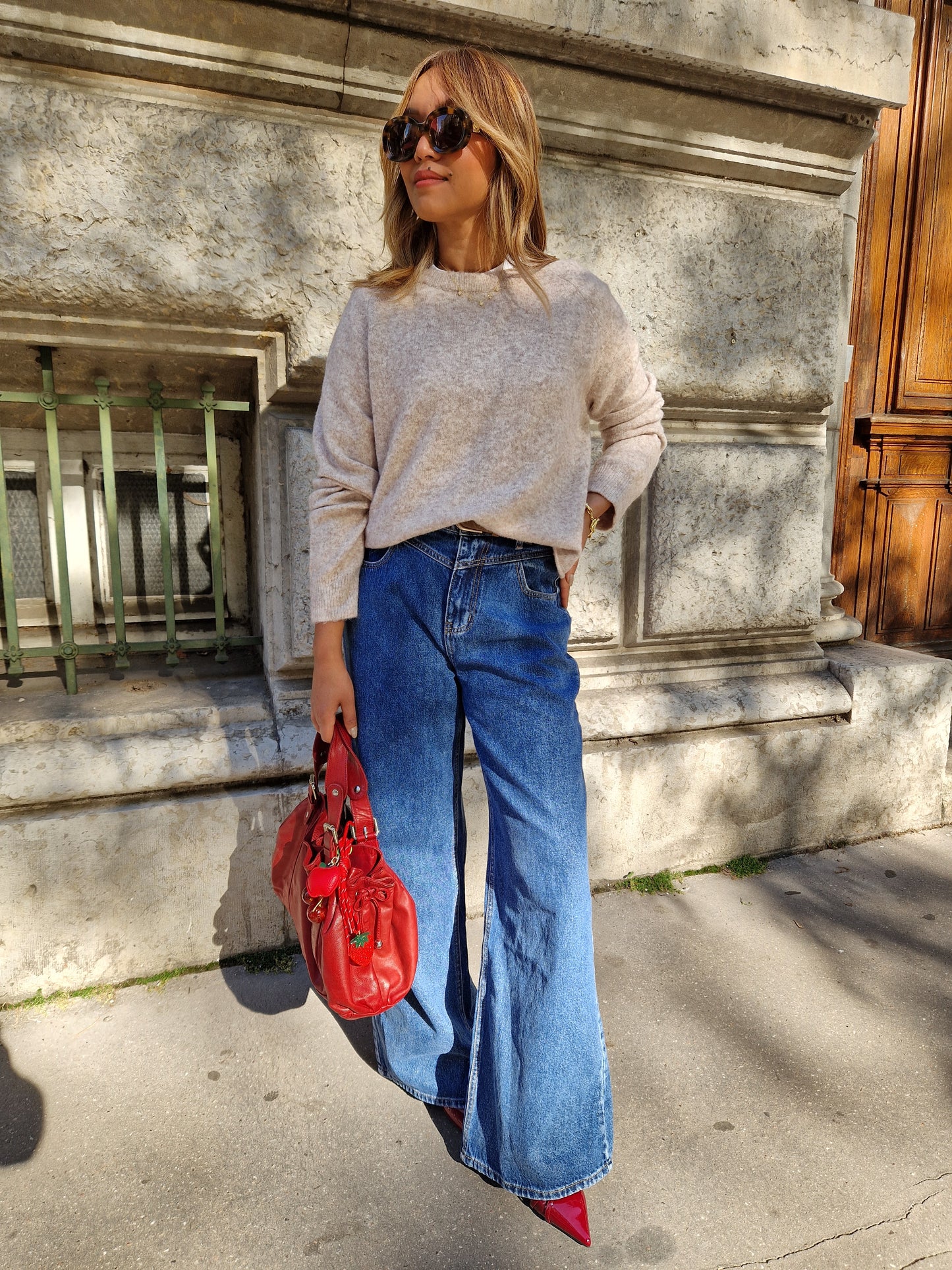 Pull Capucine beige chiné