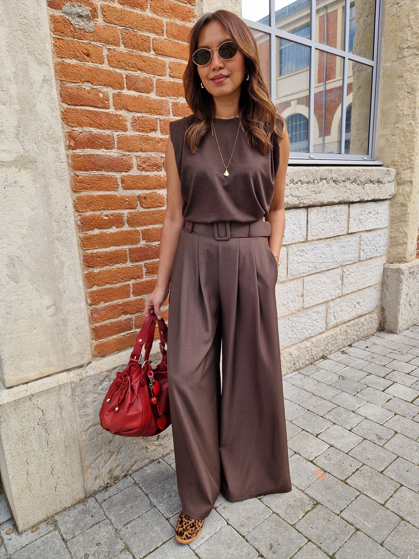 T-shirt Neris Marron