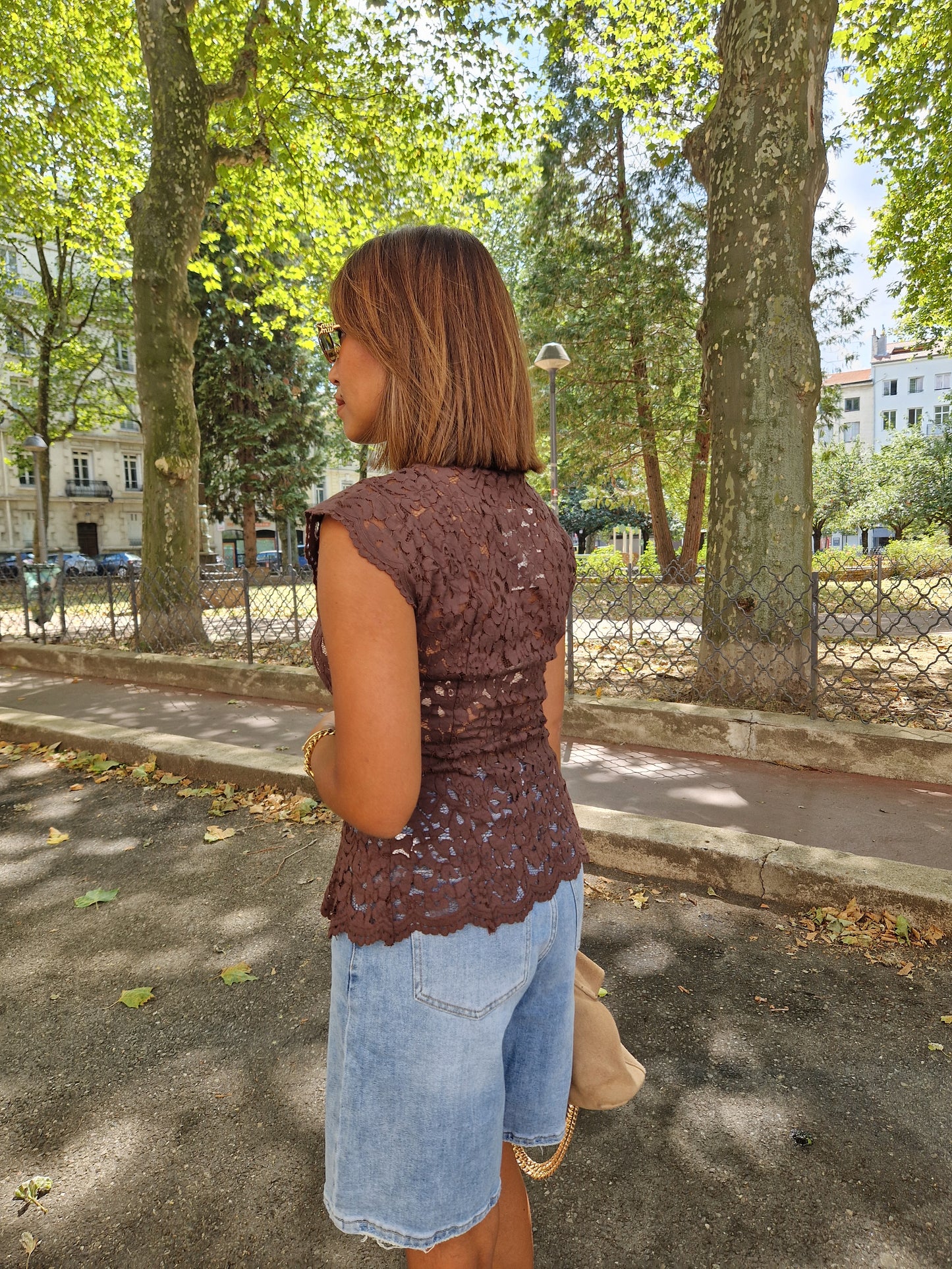 Top Jade marron