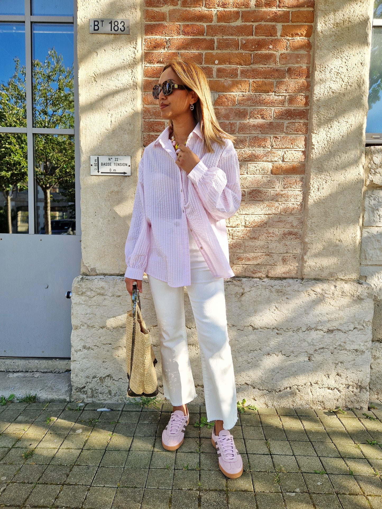 Chemise Cassandre rose