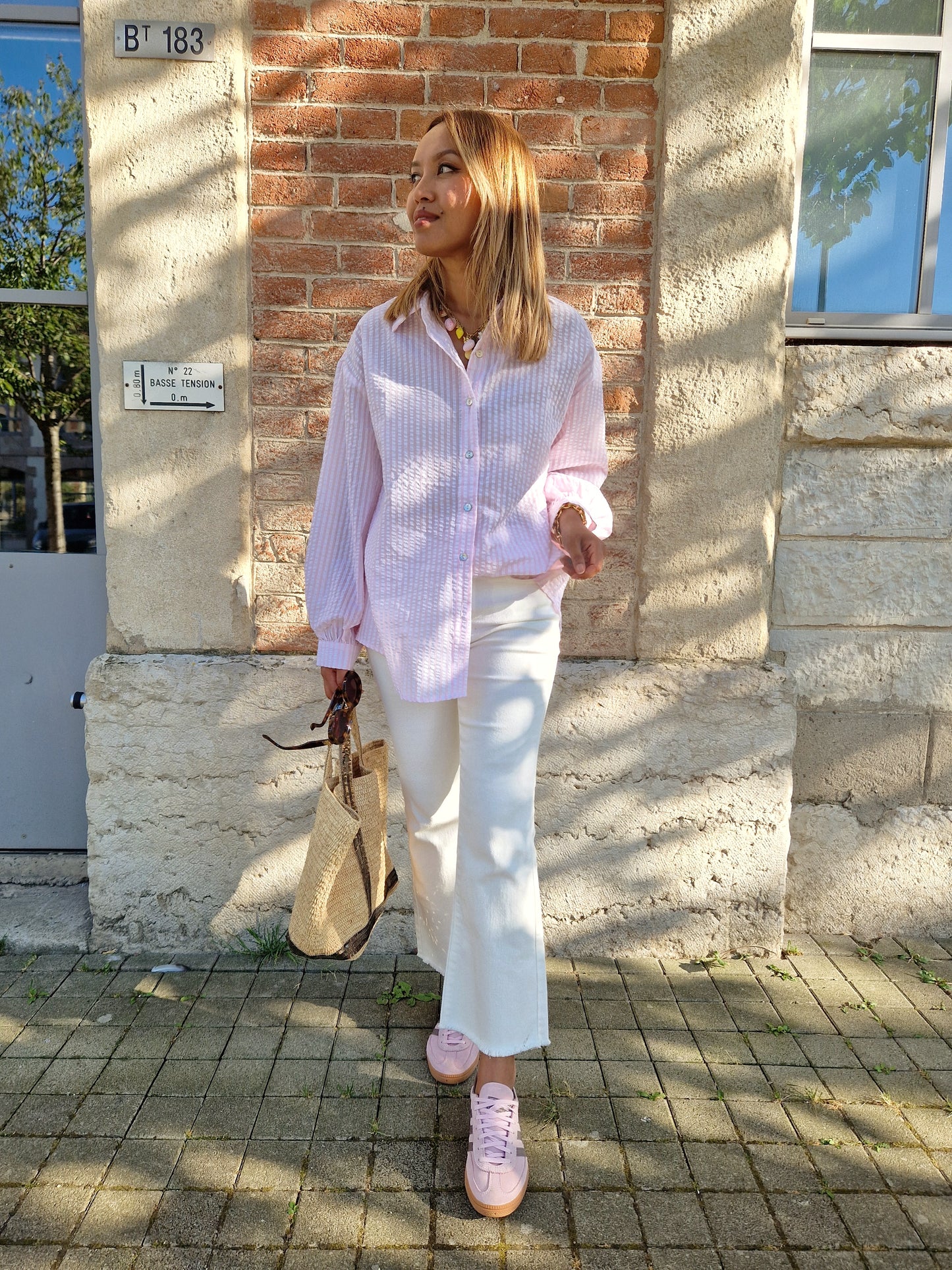 Chemise Cassandre rose