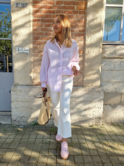 Chemise Cassandre rose