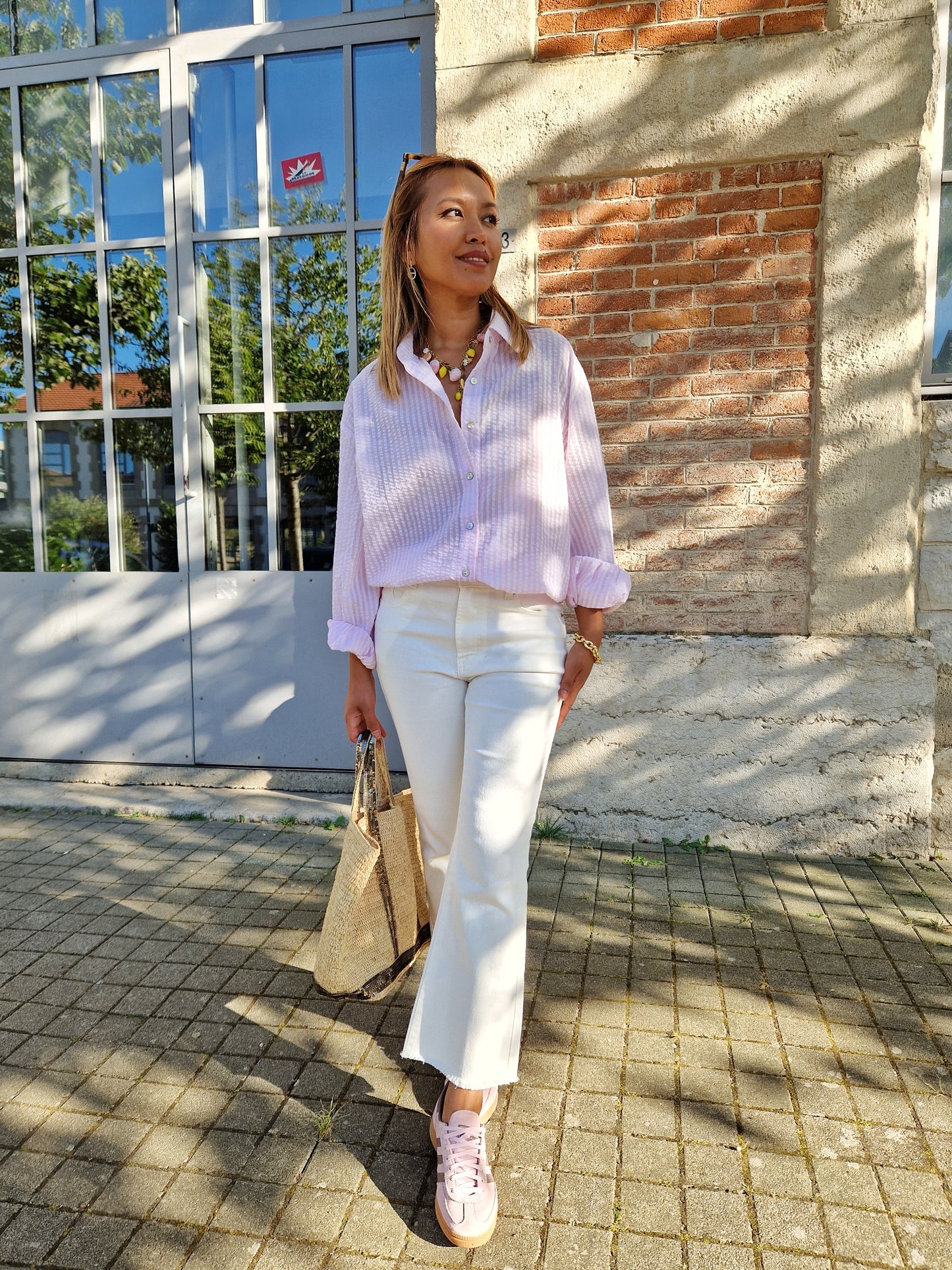 Chemise Cassandre rose
