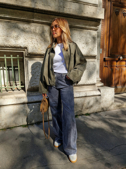 Veste bomber kaki