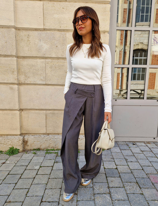 Pantalon Céline gris