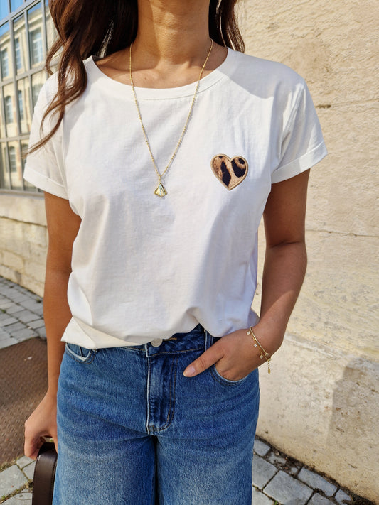 T-shirt Coeur