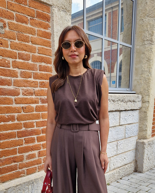 T-shirt Neris Marron