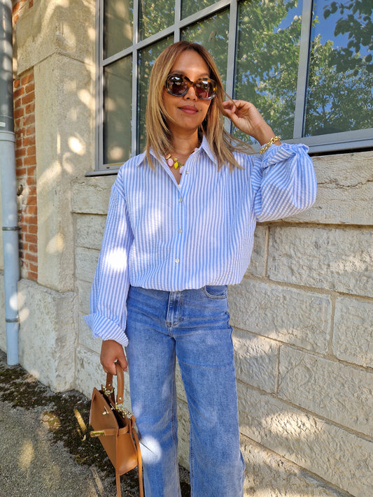 Chemise Cassandre bleue