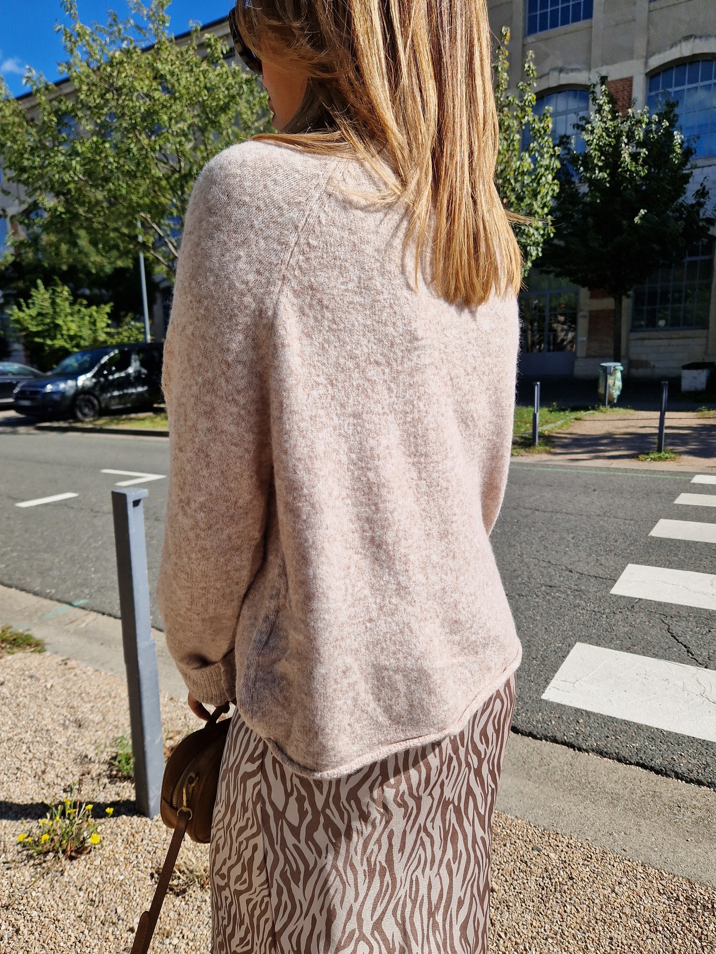 Pull Capucine beige chiné