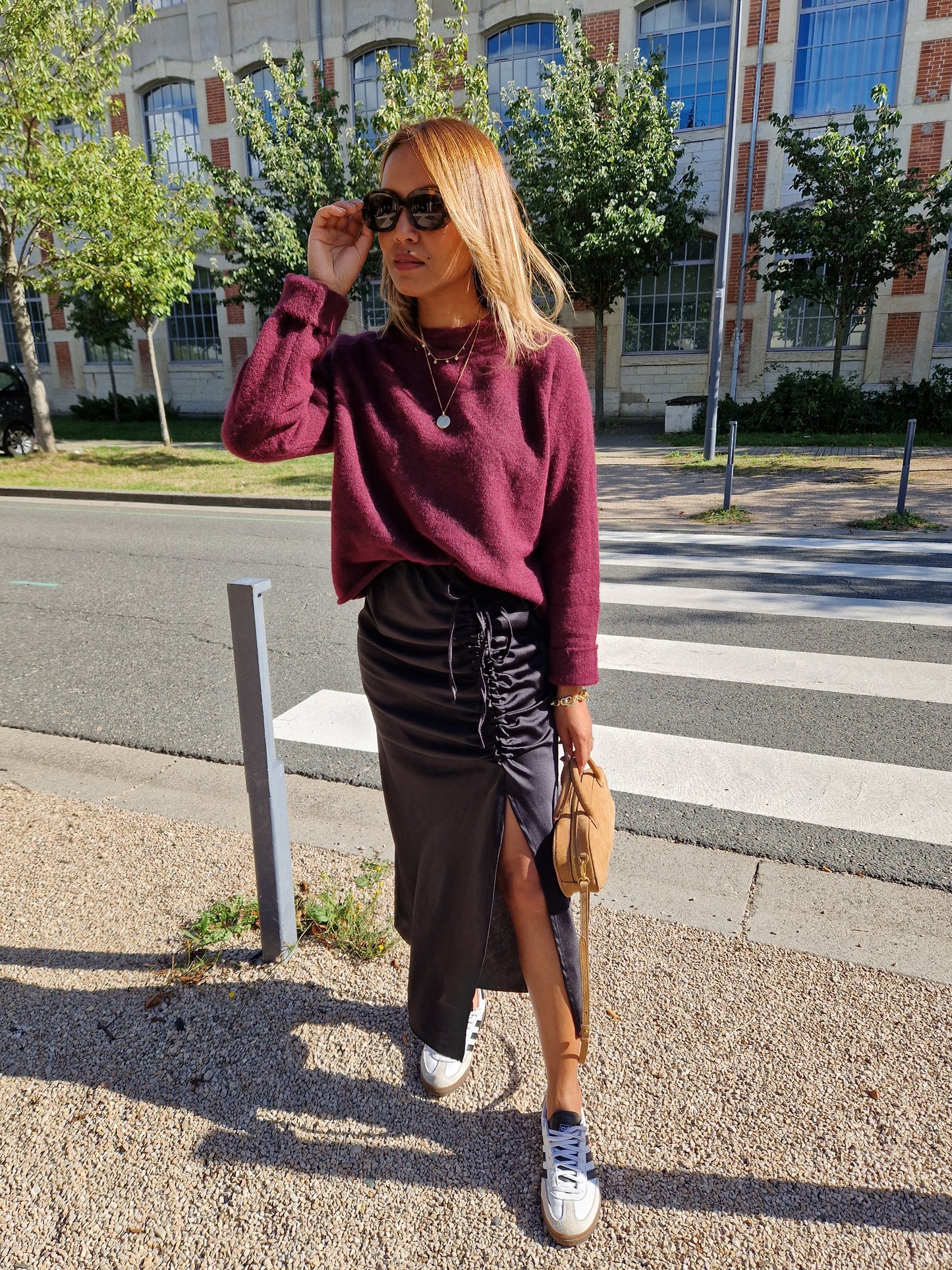 Pull Capucine bordeaux