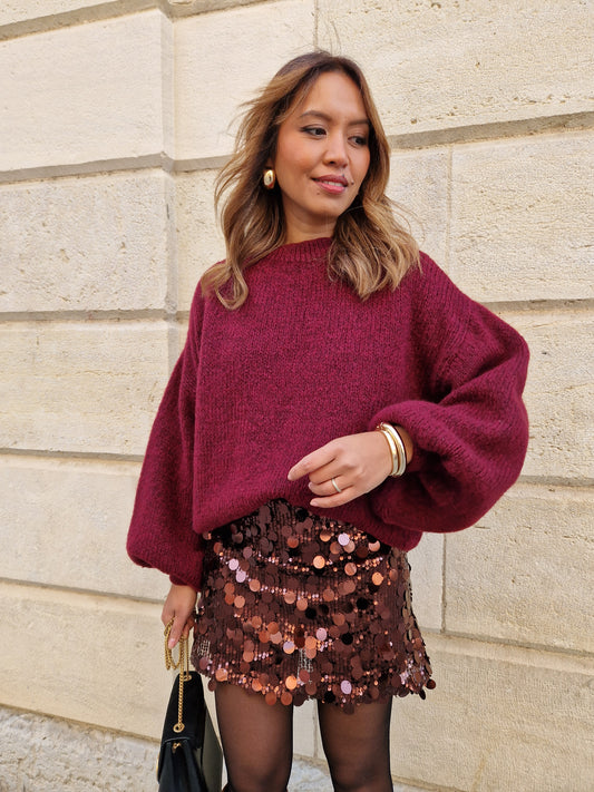 Pull Mariam Burgundy
