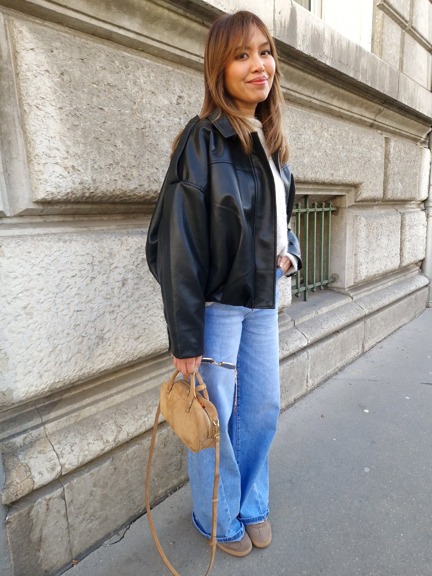 Bomber noir Sloan