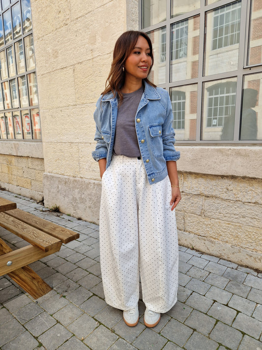 Pantalon Neva blanc
