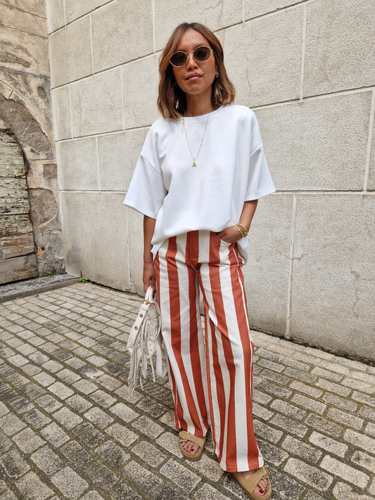 Pantalon Gaspard brique