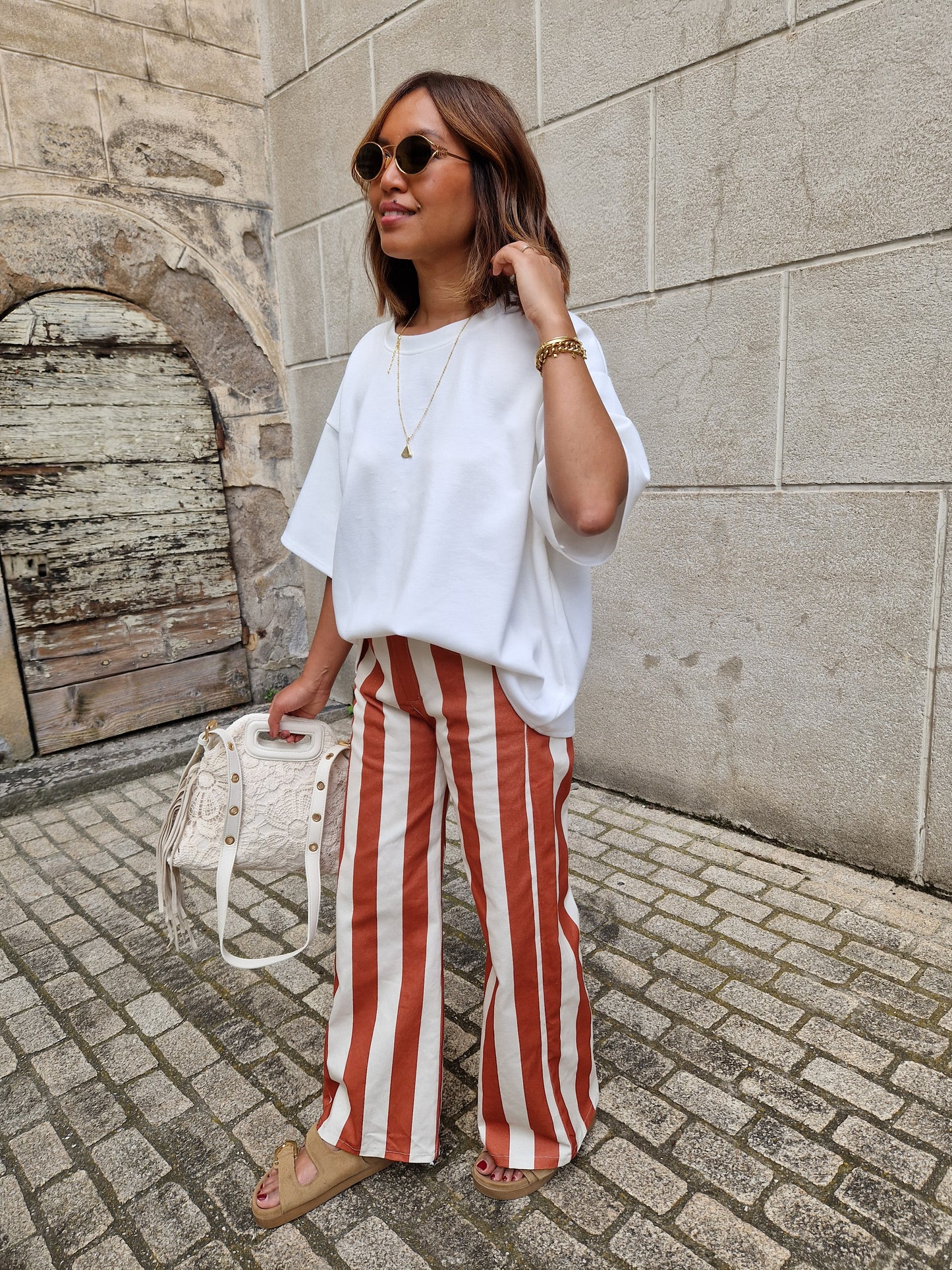 Pantalon Gaspard brique