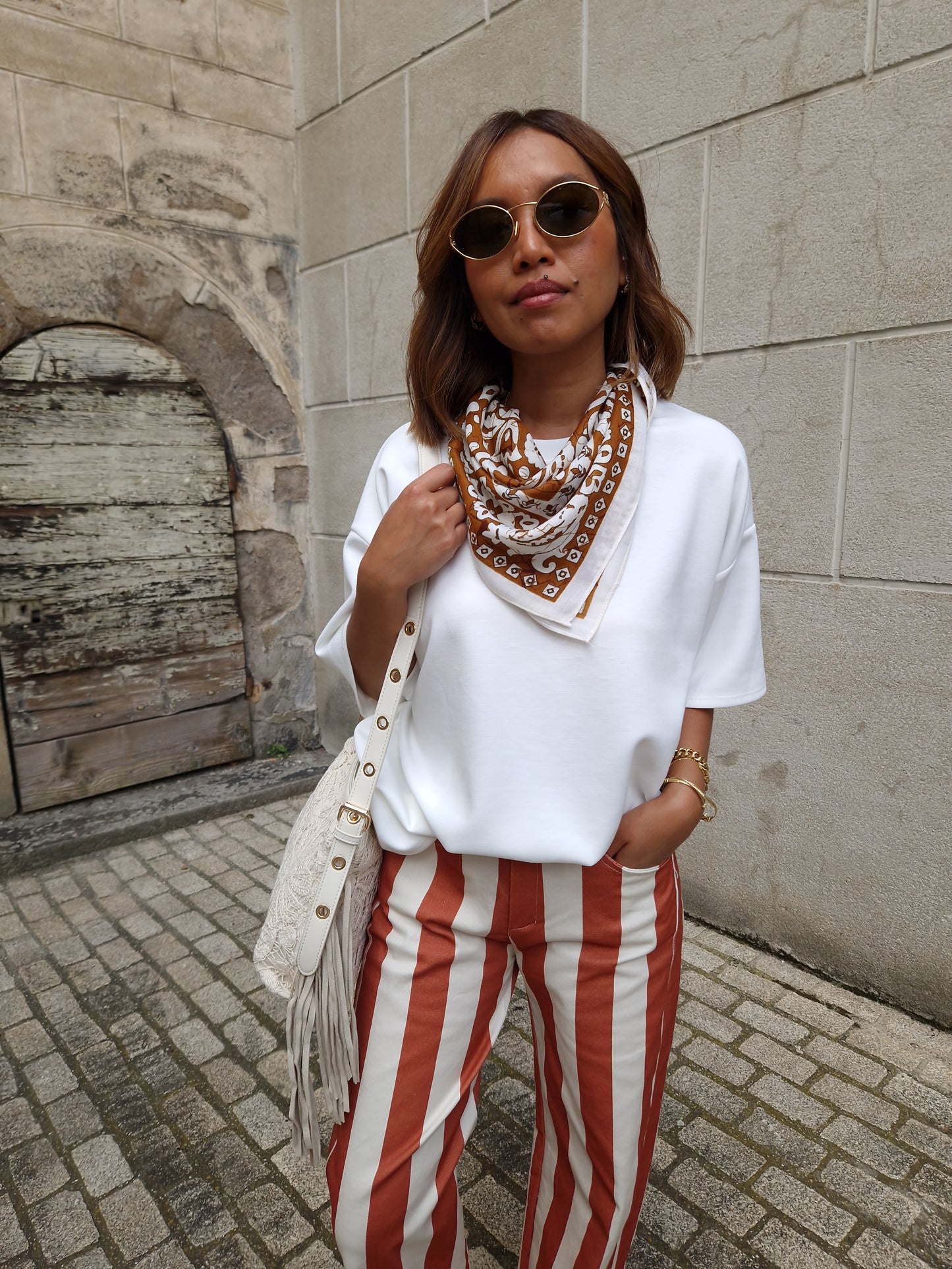 Pantalon Gaspard brique