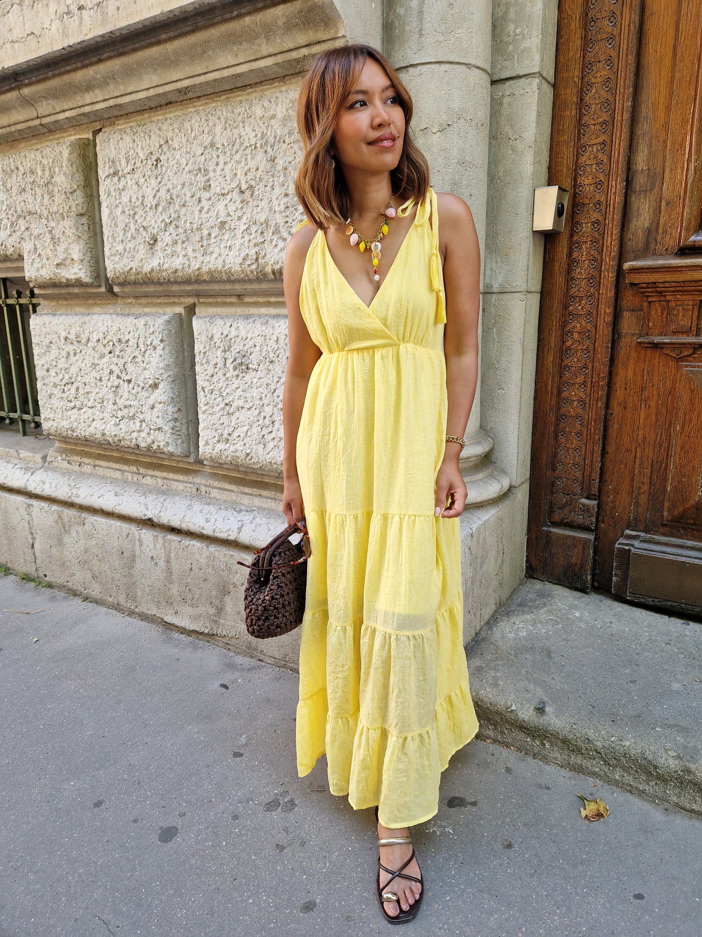 Robe Nayla jaune