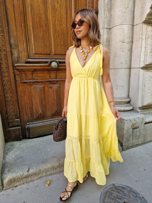 Robe Nayla jaune