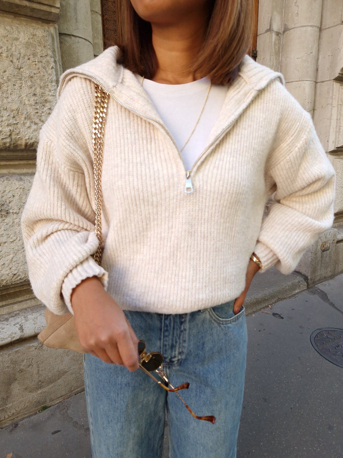Pull Martin beige