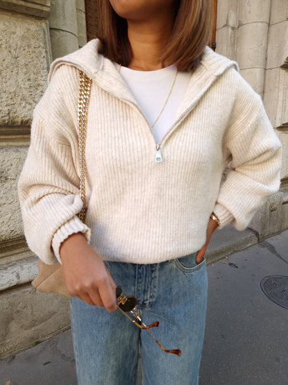 Pull Martin beige