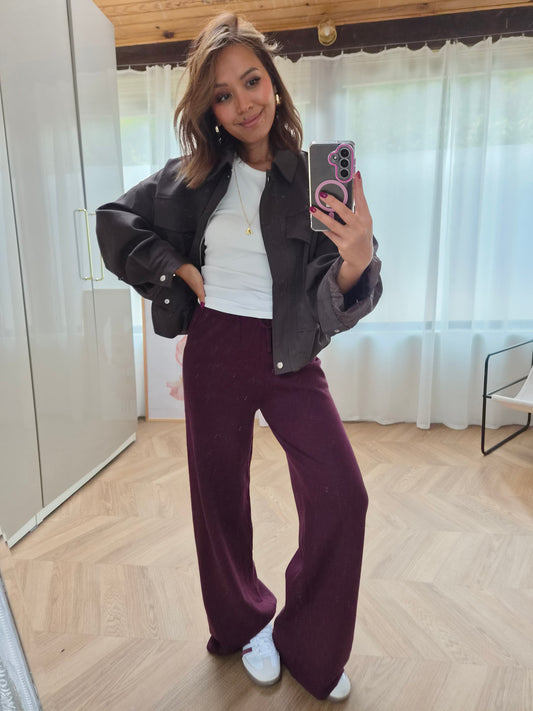 Pantalon Joy Burgundy
