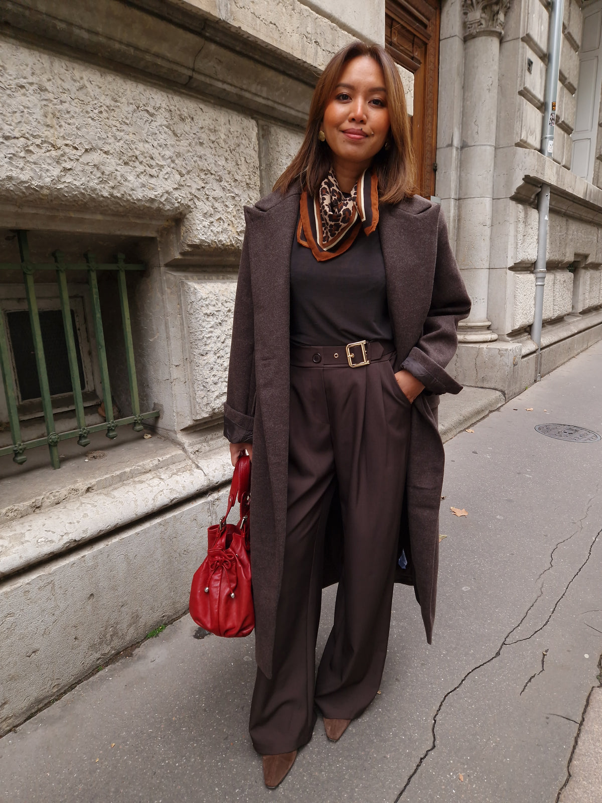 Manteau Eliot Marron