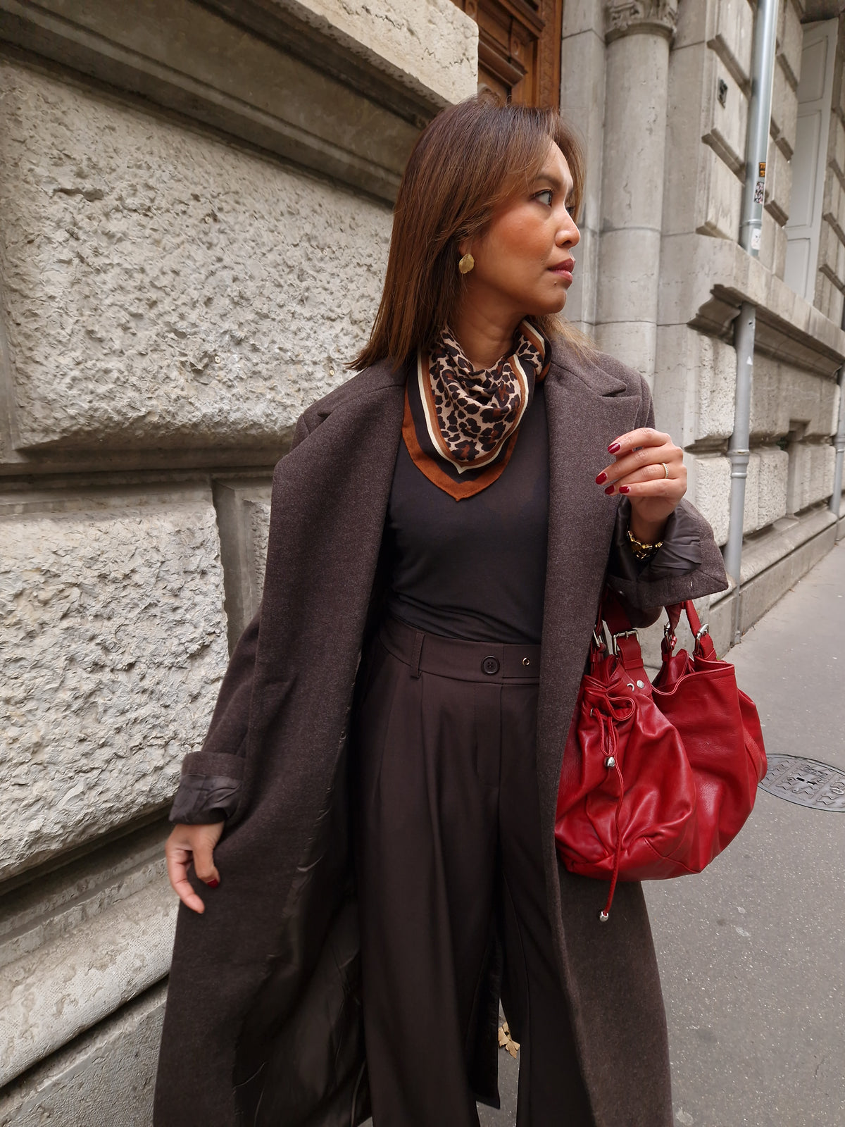 Manteau Eliot Marron