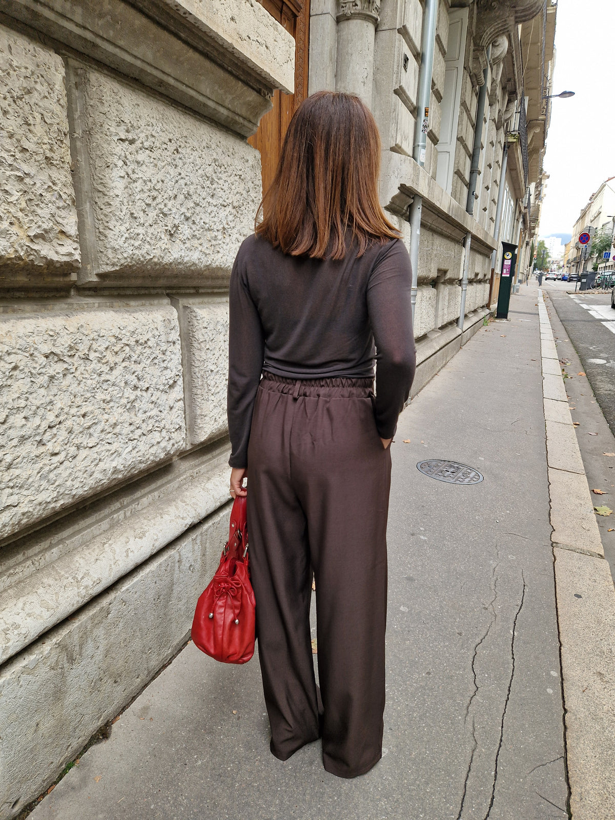 Pantalon Daniela marron