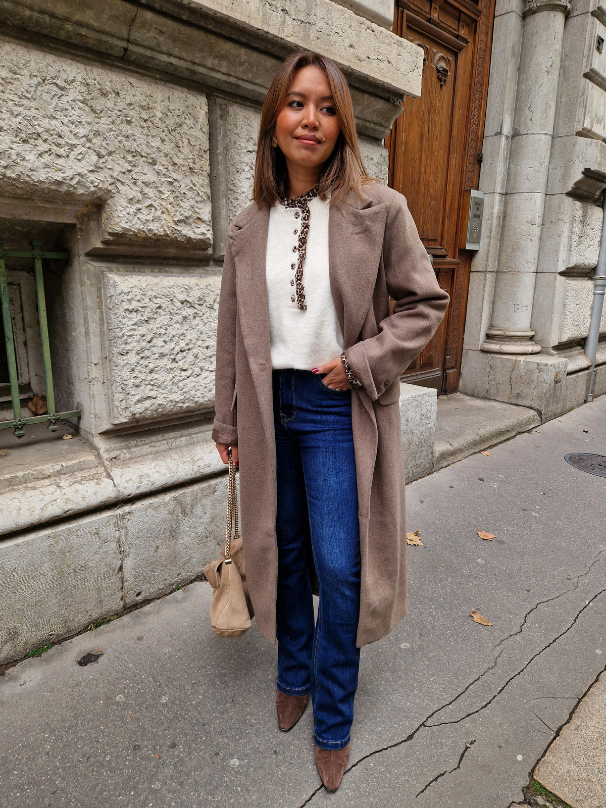 Manteau Eliot Taupe