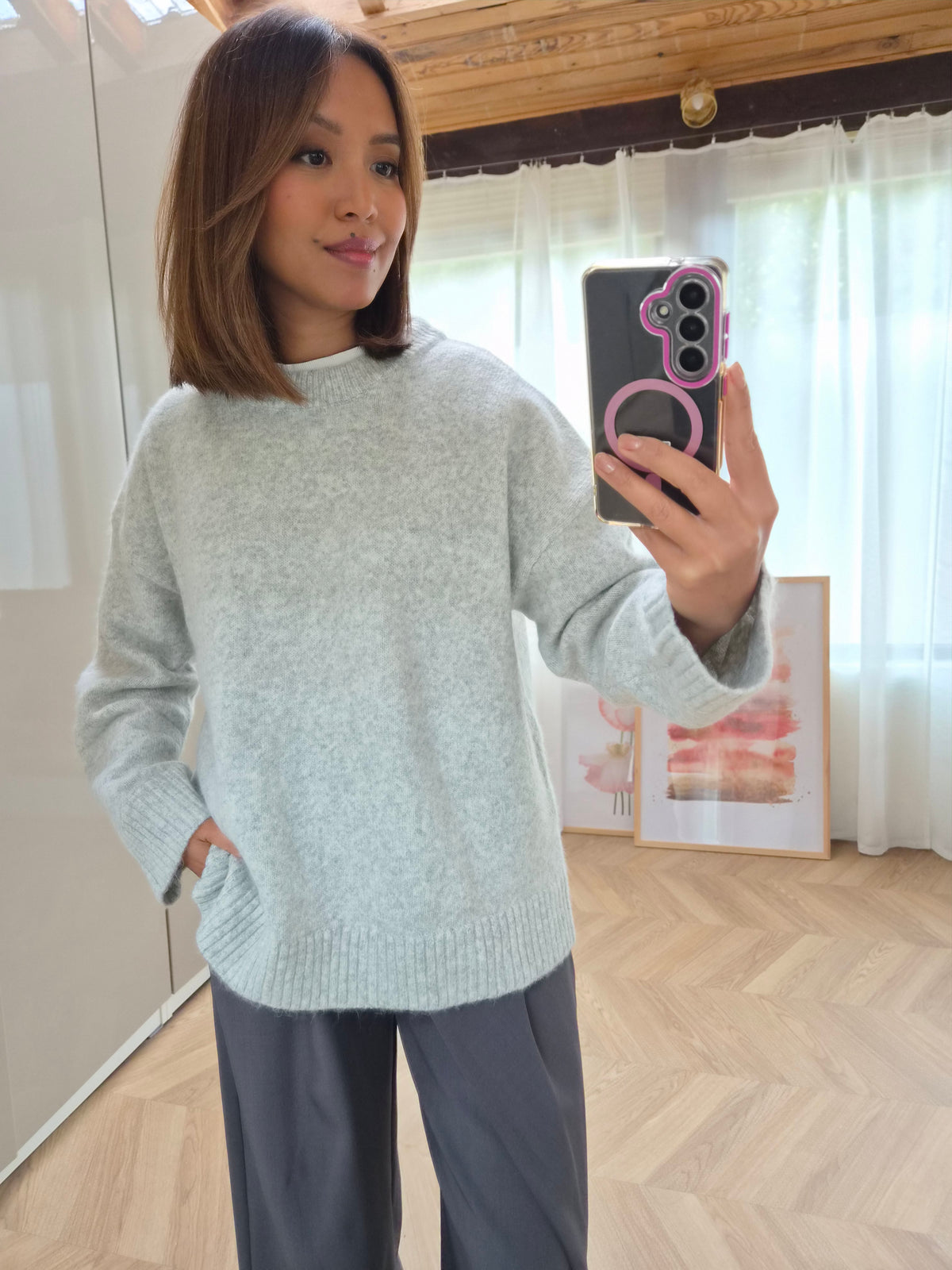 Pull Maxine Gris Chiné
