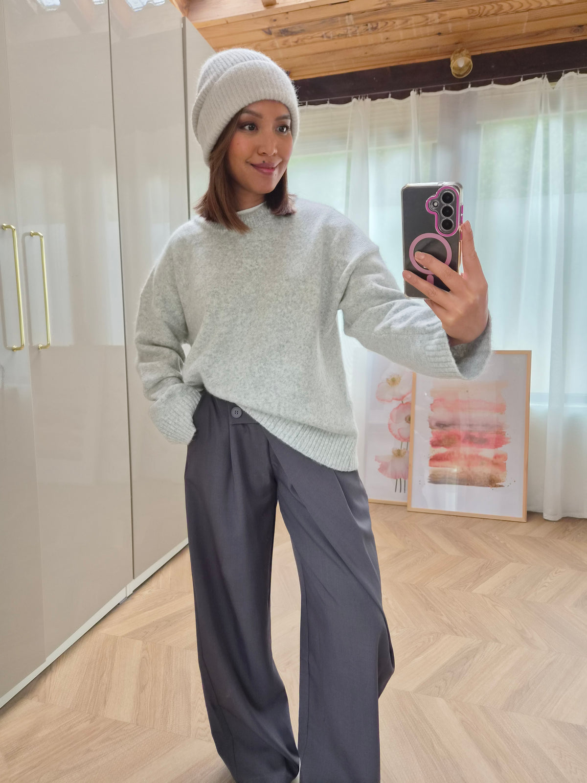 Pull Maxine Gris Chiné