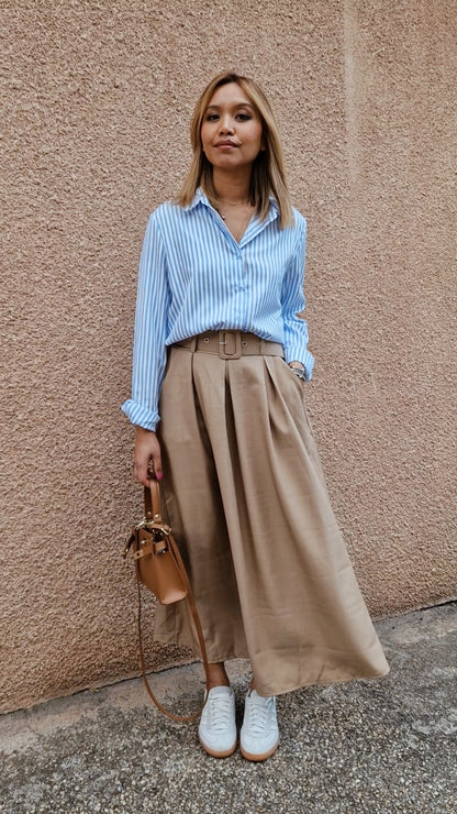 Jupe Lara beige foncé