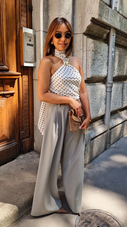 Pantalon Orian Vert sauge
