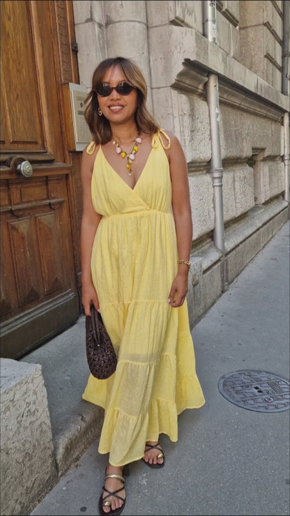 Robe Nayla jaune
