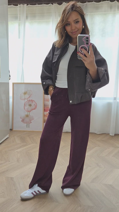 Pantalon Joy Burgundy